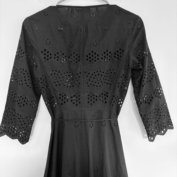 Theory Kalsingas Eyelet Dress 100% Cotton - Picture 4 of 9